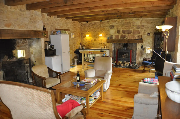 Vakantiehuis Frankrijk met Zwembad FermePostel Salon