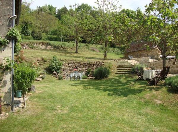 Vakantiehuis FermePostel tuin